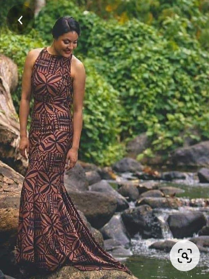 Tongan Clothing, Polynesian Wedding, Samoan Dress, Island Style Clothing, Polynesian Dress, Poly Dress, Dressy Attire, Island Dress, Culture Clothing