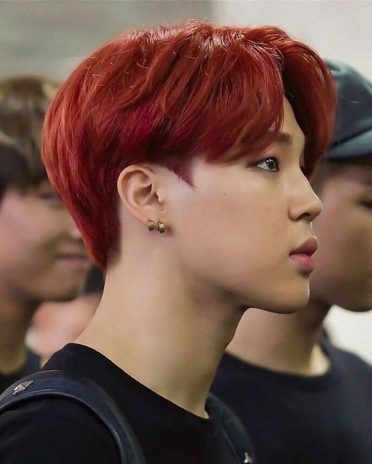 park_mochi95 on Instagram: “I miss red haired Jimin so much sk here: have him back! • • • • • • #kimnamjoon #kimseokjin #minyoongi #junghoseok #parkjimin #kimtaehyung…” Red Hair Jimin, Jimin Red, Bts Hairstyle, Jimin Hair, Park Ji Min, Park Jimin Bts, Celebrity Art, Famous Celebrities, Bts Bangtan Boy