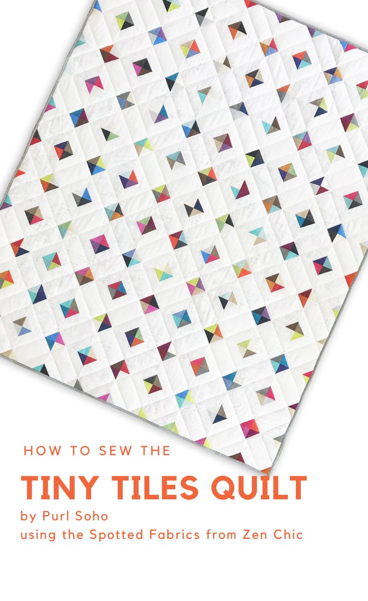 how to sew the tiny tiles quilt