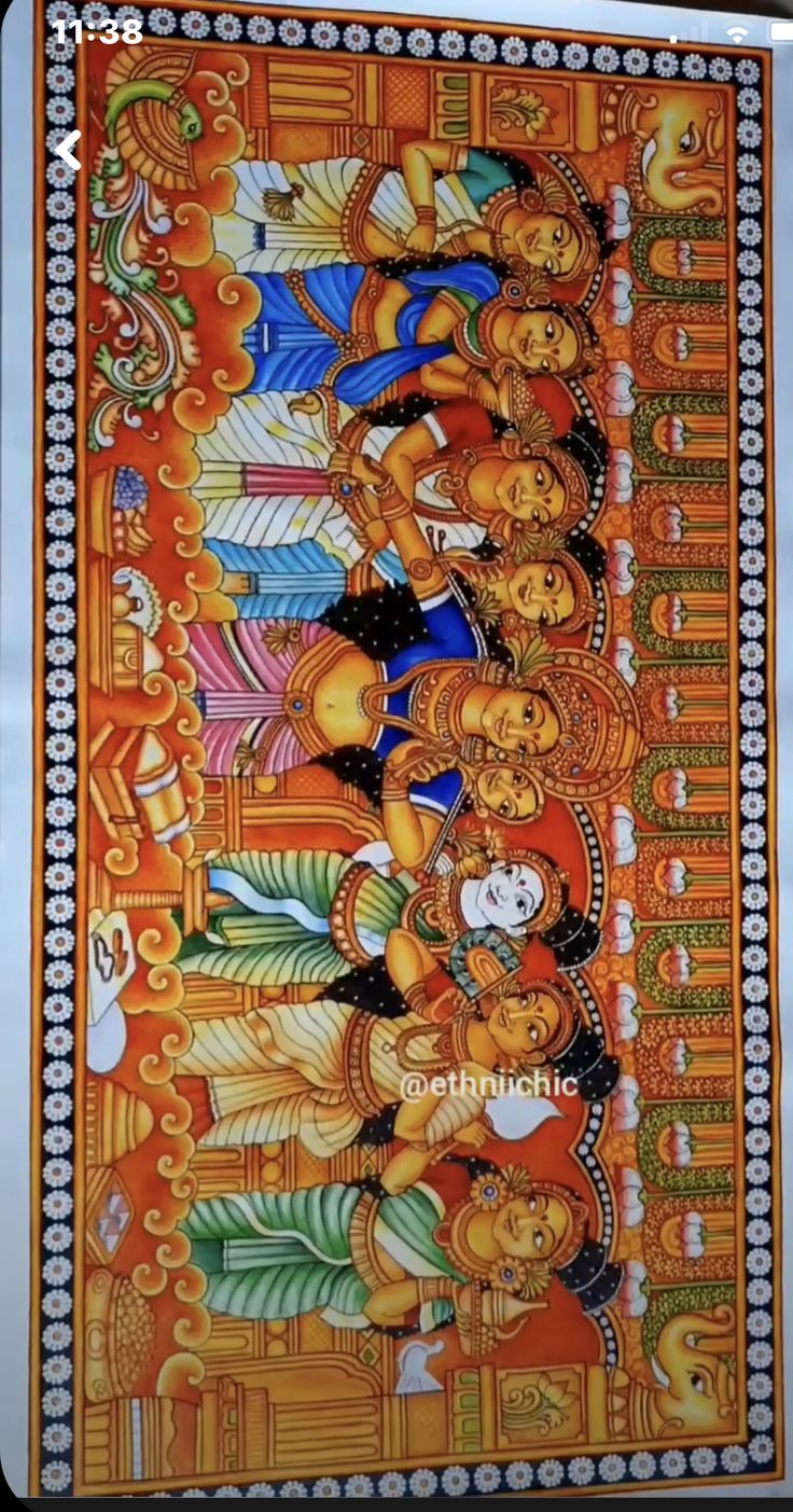 Art Room Posters, Mural Art Design, Painted Home Decor, Kerala Mural Painting, Buddha Art Painting, Wall Murals Painted, Tanjore Painting, Galaxy Painting, Indian Folk Art