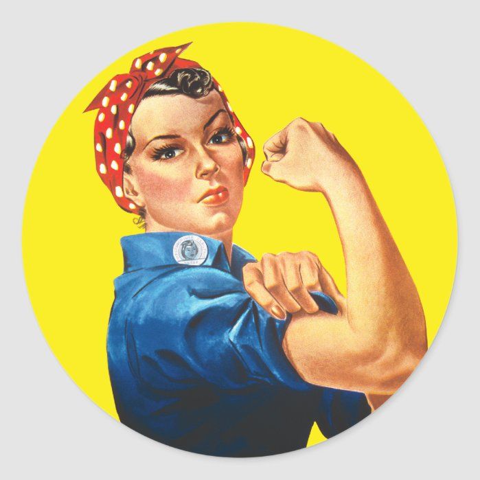 a woman with a red bandana on her head and arms is flexing the muscles