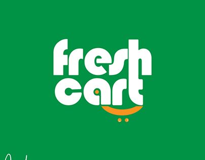 the fresh car logo on a green background