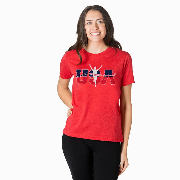 Our USA Runner tee is a celebration of patriotism and perseverance fused into one dynamic design. Made from a blend of lightweight and soft material, with a subtly heathered texture, the USA Runner tee ensures unparalleled comfort throughout the day. Its unisex, relaxed fit is tailored for all body types, guaranteeing supreme comfort during runs, workouts, or everyday adventures. Embrace the feeling of triumph and dedication with the USA Runner tee, where style meets endurance in a celebration o Race Outfit, Run Like A Girl, Running Costumes, Running Gifts, Runner Girl, Gifts For Runners, Running Short, Everyday Adventures, Dynamic Design