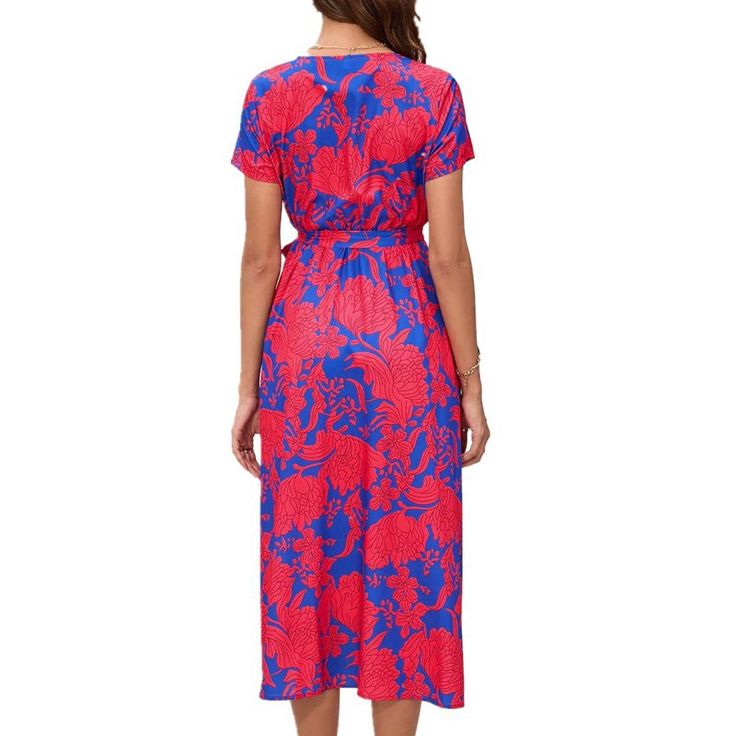 Introducing our Beautiful Short Sleeved Printed Dress, the perfect addition to your summer wardrobe. Made from high-quality fabric, this dress offers both style and comfort. The short sleeves provide a relaxed and casual look, while the vibrant print adds a touch of femininity. Whether you're headed to a brunch or a day at the beach, this dress is versatile enough for any occasion. Pair it with sandals for a laid-back vibe or dress it up with heels for an evening out. Shop now and make heads tur Xbox Accessories, Red Wave, Wireless Gaming Headset, Lantern Sleeve Dress, Retro Chair, Beautiful Shorts, Led Neon Lighting, Red Dots, Printed Dress