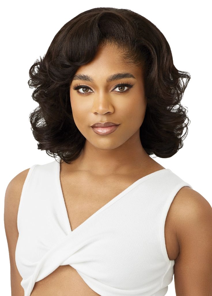 Our most all-inclusive wig portfolio, Quick Weave is our collection of premium synthetic half wigs you can self-style in less than 60 seconds. Available in every style, length, and color option imaginable, Quick Weave offers instant transformation to satisfy every whim. Long Perm, Ponytail Wrap, Drawstring Ponytail, U Part Wigs, Quick Weave, Headband Wigs, Half Wigs, Lace Closure Wig, Full Wigs