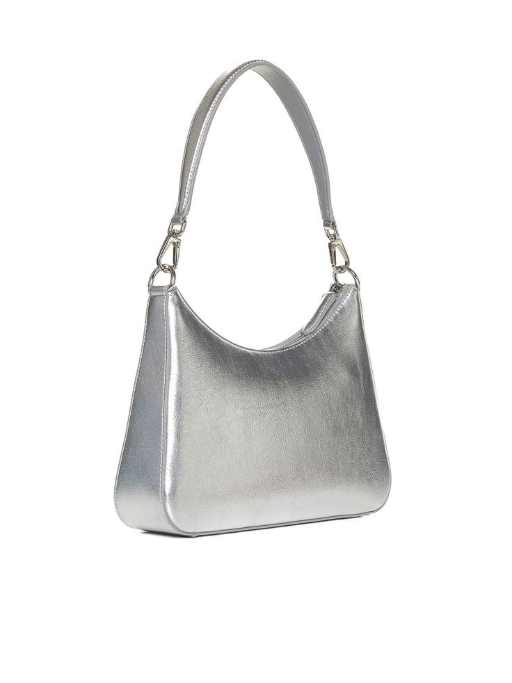 Shoulder Bag from Stella McCartneyComposition: Synthetic->polyurethane, 72% Synthetic->polyester, 27% Metals & Alloys->aluminium, 1% Modern Baguette Bag With Silver-tone Hardware For Shopping, Evening Baguette Tote Bag With Silver-tone Hardware, Chic Silver Shoulder Bag With Double Handle, Luxury Metallic Bag With Metal Hardware, Modern Silver Bag With Detachable Strap, Luxury Metallic Silver Shoulder Bag For Evening, Modern Silver Bags With Detachable Strap, Modern Silver Evening Bag With Silver-tone Hardware, Modern Silver Shoulder Bag For Formal Events