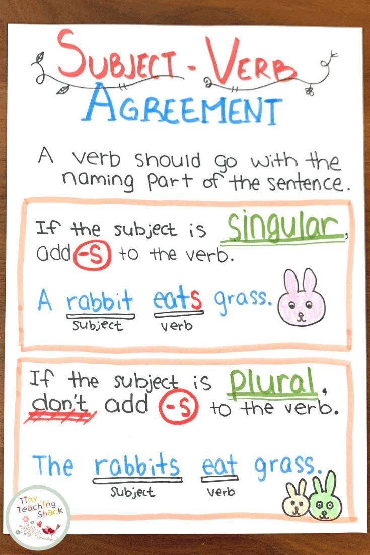 the subject verb agreement worksheet for students to practice their english and spanish writing skills