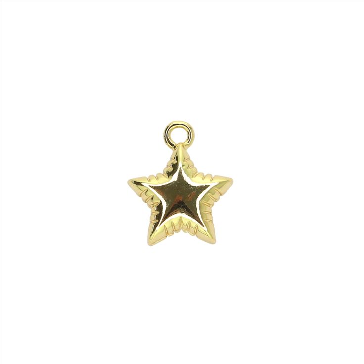 This delightful Balloon Star Charm is crafted from 14K gold-filled material, showcasing a charming double-sided design. Measuring 22.3mm tall, 17.6mm wide, and 7.2mm thick, this charm adds a playful touch to necklaces or bracelets. Dainty Gold Star Charm, Gold Star-shaped Jewelry With Charms, Yellow Gold Star Charm Pendant Necklace, Star Charm Round Pendant As Gift, Yellow Gold Star-shaped Jewelry With Charms, Personalized Star-shaped Yellow Gold Jewelry, Gold Star-shaped Charm Necklace With Lobster Clasp, Gold Starfish Charm Jewelry In 14k Gold, Gold Star Charm Necklace With Lobster Clasp