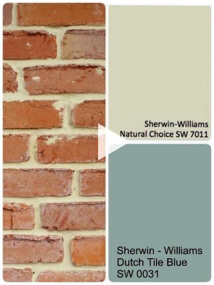 a brick wall with the words sherylin - williams on it