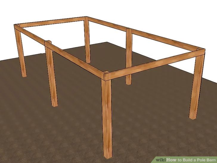 an image of a wooden frame for a table