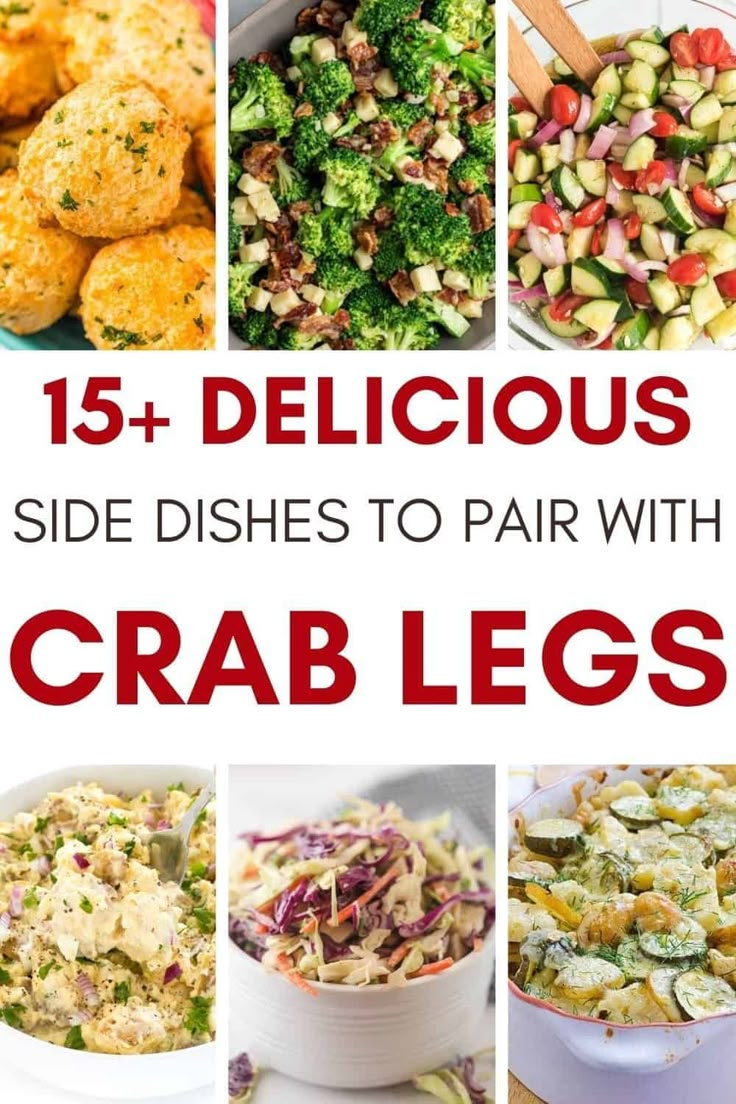 15 delicious side dishes to pair with crab legs for dinner or appetizers that are low in calories