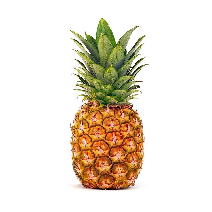 a pineapple is shown on a white background