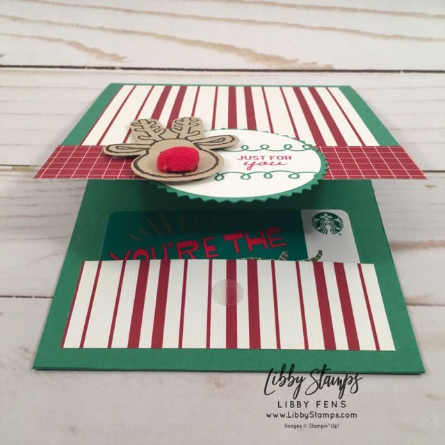 the inside of a starbucks gift card holder