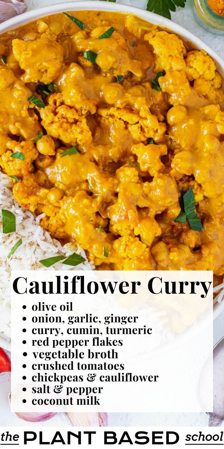 it’s ready in 30 minutes in one pot – you can make cauliflower curry for a weeknight family dinner.

And because it stores well, the recipe is also excellent for meal prep. Leftovers are even tastier as the flavors have time to meld. Bean Soup Recipes Healthy, Soup Recipes Easy, Soup Recipes Healthy, Bean Soups, Soup Vegetarian, Bean Soup Recipes, Cauliflower Curry, Easy Soup, Curry Dishes