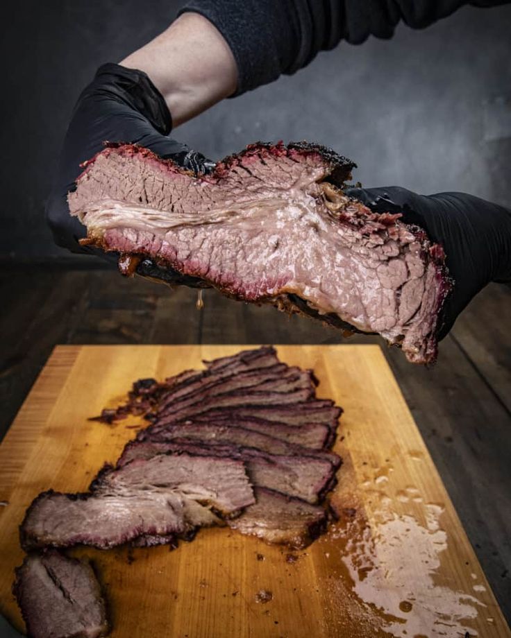 Soft Brisket Warm Brisket, Charcoal Smoked Brisket, Hanukkah Foods, Smoked Brisket Flat, Juicy Brisket, Poor Man’s Brisket, Poor Man’s Brisket Smoked, Brisket Flat, Brisket Sandwich