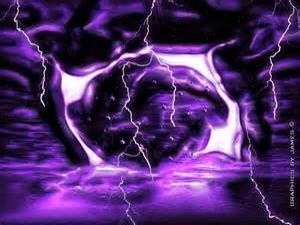 purple and black abstract background with lightning