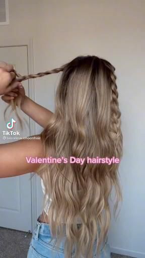 Hair Styles For Events, Prom Wig, Updos Homecoming, Valentines Hairstyles, Girls Hair Style, Valentine Hair, Luxe Lounge, Hairstyles Cute, Sephora Skin Care