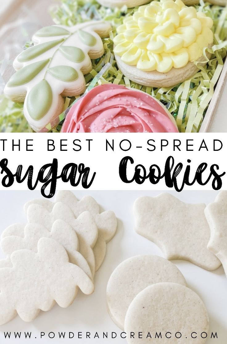 the best no - spread sugar cookies recipe for kids and adults to make with them