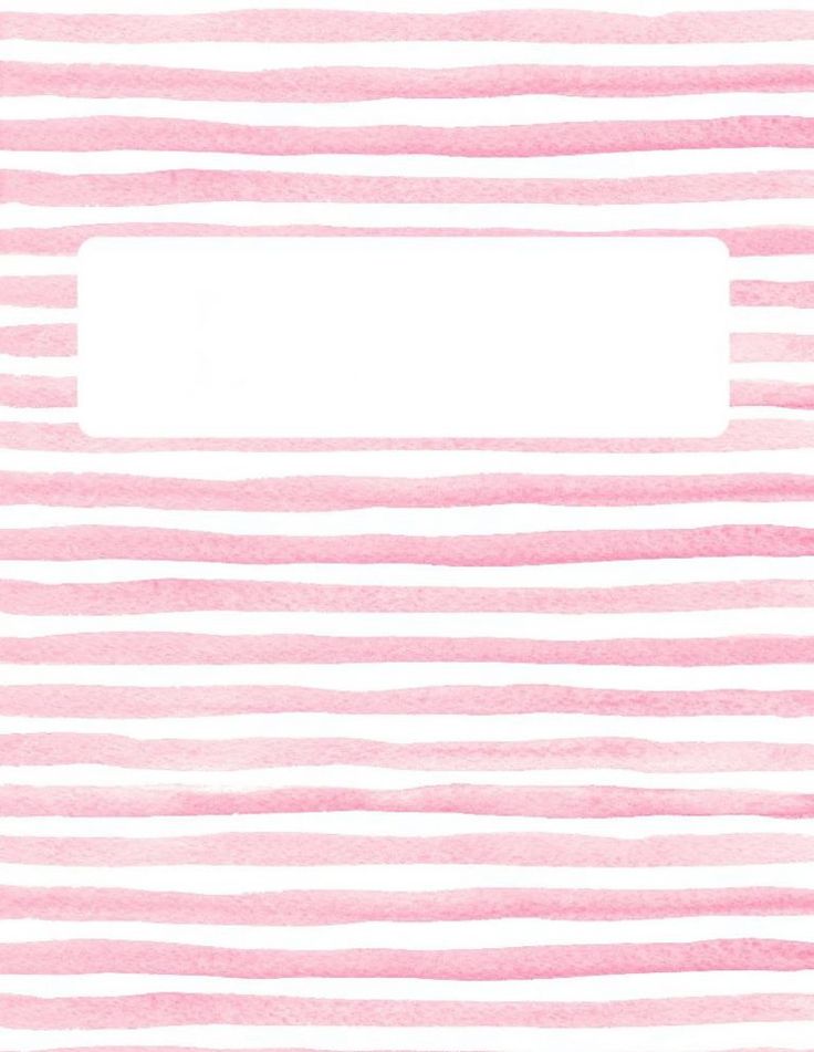 a pink and white striped paper with a blank space