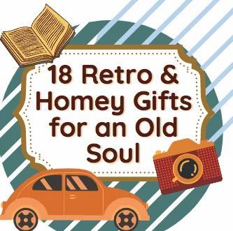 Know anybody who is an old soul? Loves to stay in instead of a big night out? We've put together a great list of 18 of the best retro and homey gifts for an old soul that will suit their lifestyle perfectly! #giftideas #giftguide #gifts 70s Gift Ideas, Gifts For Old People, Retro Gift Ideas, Vintage Tea Time, Vintage Gift Ideas, Hippie Mom, An Old Soul, Wine Gift Baskets, Nostalgic Gifts