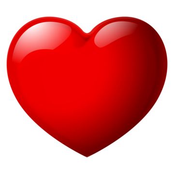 a red heart shaped object on a white background