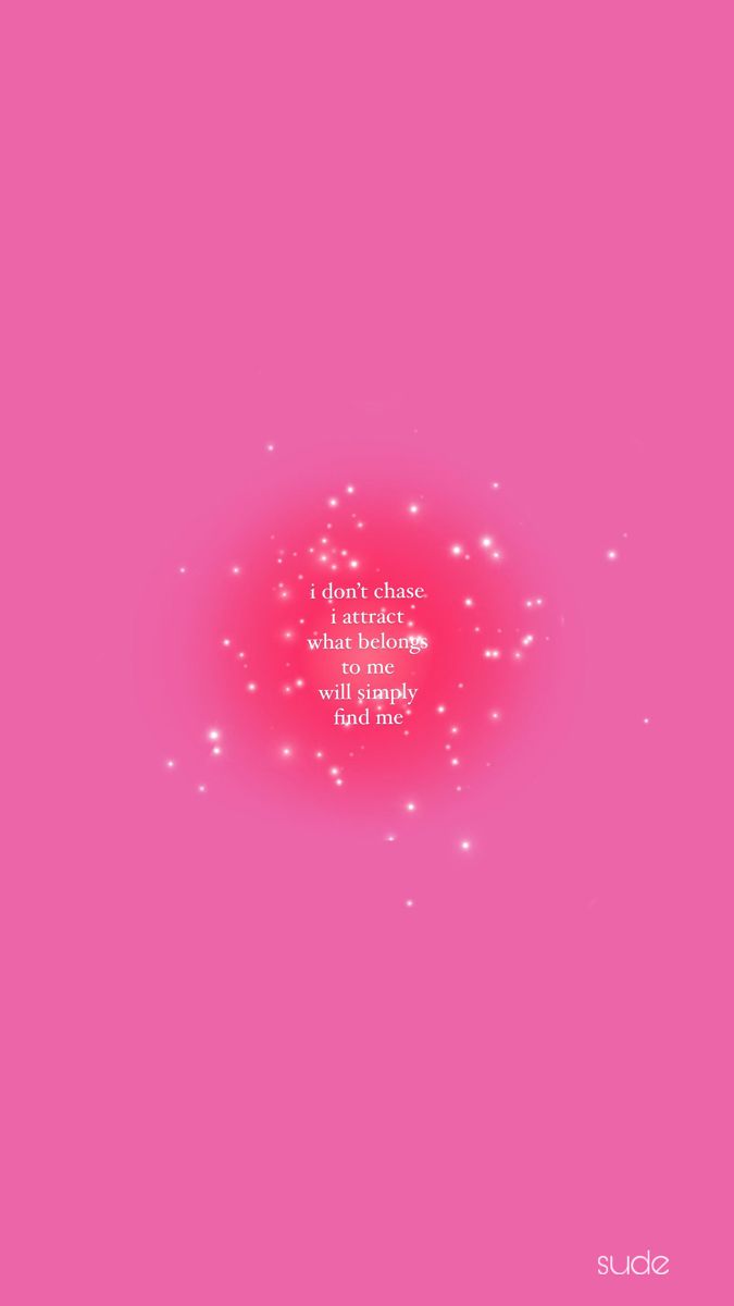 a pink background with stars and a quote