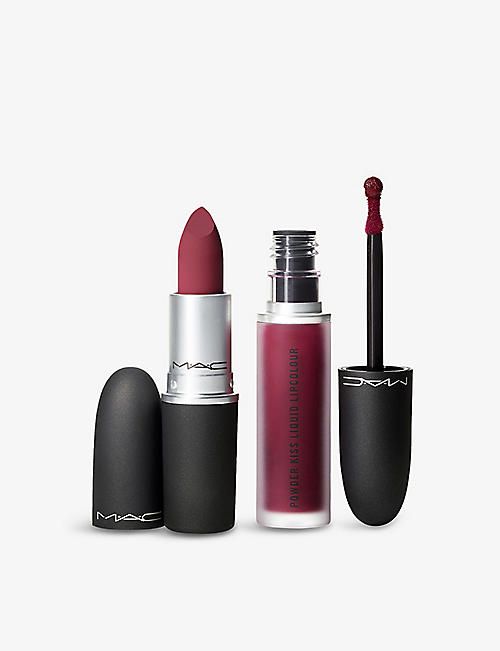 MAC - Selfridges | Shop Online Lip Shade, Kiss Lipstick, Burning Love, Busy Mum, Lips Shades, Lip Kit, Moisturizer, Mac, Kiss