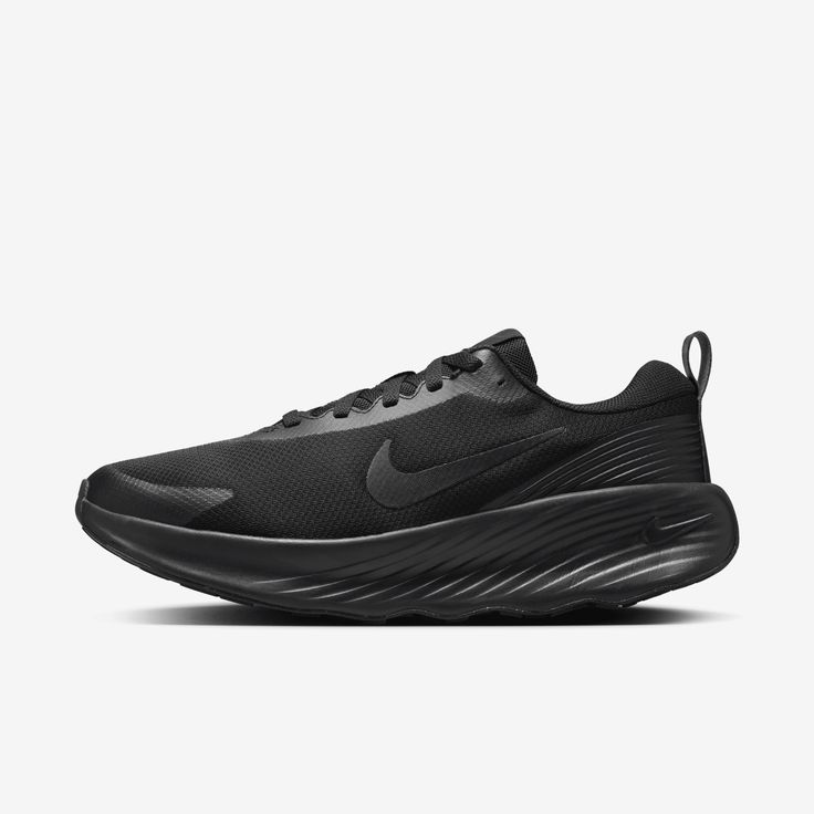 The Nike Promina makes every walk a soft ride. Its tall foam stack combined with a grooved rocker on the outsole provides high cushioning for all-day comfort. Men Nike Shoes, Dark Stucco, Men Nike, Mens Walking Shoes, Personal Protective Equipment, Walking Shoes, Shoes Black, All Black, Rocker