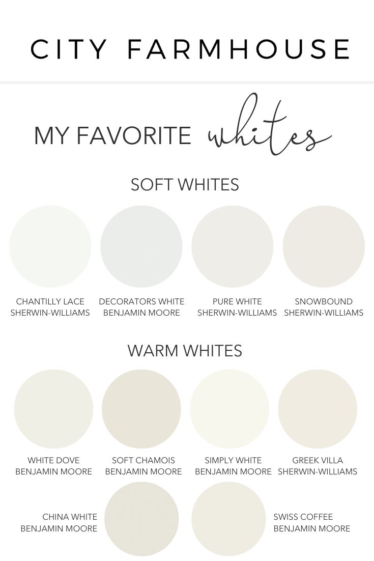 the color scheme for my favorite whitess soft whites and warm whitess is shown in white