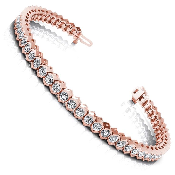 2.00-6.00 CT Round Cut Diamonds - Tennis Bracelet2.00 Carat: 73 round cut diamonds weighing 2.00 carat3.00 Carat: 65 round cut diamonds weighing 3.00 carat4.00 Carat: 63 round cut diamonds weighing 4.00 carat6.00 Carat: 54 round cut diamonds weighing 6.00 caratEndulge yourself with our 2.00-6.00 ct round cut diamonds - tennis bracelet MDL#103725. This tennis bracelet set with 2.00 carat rare side diamonds. Select your choice of precious metal between 14 Karat, 18 Karat Yellow, White and Rose Gol Diamond Bracelet Design, Retail Jewelry, Luxe Jewelry, Diamond Jewelry Designs, Diamond Tennis Bracelet, Fancy Diamonds, Heart Pendant Diamond, Foot Jewelry, Diamond Bangle