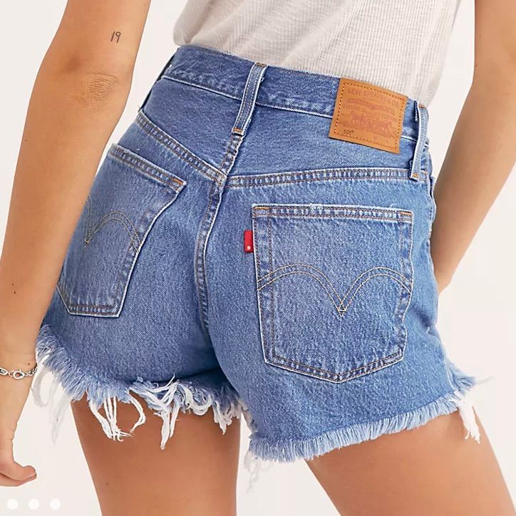 Nwot Levi’s High Waist Shorts Cutoff Denim Shorts High Waisted Like New! The Denim Shorts Of Your Dreams, These Cutoffs From Levi’s Will Be Your New Go-To Pair. Distressed Detailing For A Lived-In Look Non-Stretch Denim Five-Pocket Style Button Fly Care Machine Wash Cold From Site Not My Measurements: Measurements For Size 26 Hips: 35 In Rise: 10.25 In Waist: 28 In Inseam: 2.5 In Medium Wash Bottoms With Frayed Hem In Short Length, Medium Wash Short Bottoms With Frayed Hem, Short Length Bottoms With Frayed Hem In Medium Wash, Dark Wash Bottoms With Frayed Hem, Dark Wash Short Bottoms With Frayed Hem, Dark Wash Short Leg Bottoms For Spring, Dark Wash Frayed Hem Shorts, Levi's Casual Cutoff Bottoms, Levi's Casual Denim Blue Bottoms