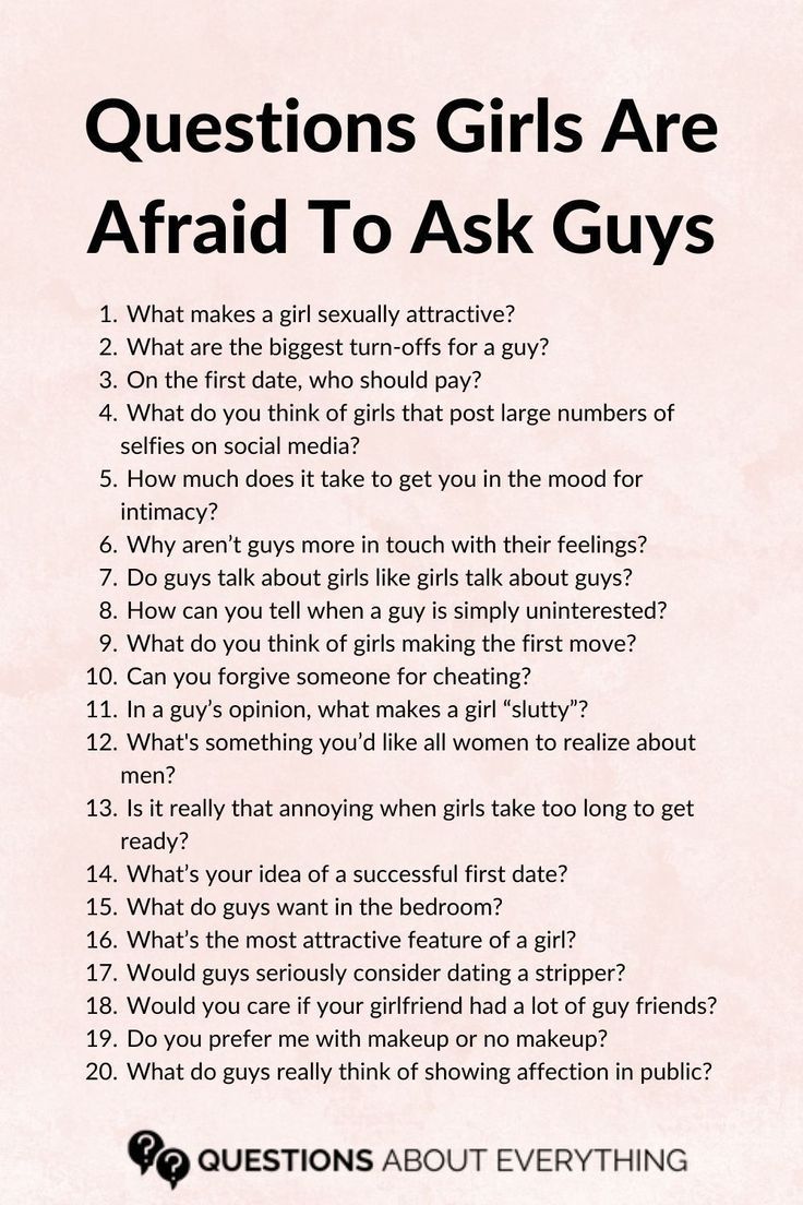 questions girls are afraid to ask guys Questions Girls Are Afraid To Ask Guys, Interesting Questions To Ask, Fun Relationship Questions, Boyfriend Questions, Questions To Ask A Guy, Text Conversation Starters, Deep Conversation Topics, Questions To Get To Know Someone, Flirty Questions