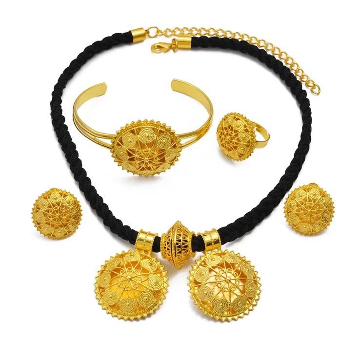 PRICES MAY VARY. Elegant Ethiopian Gold Jewelry Set: Elevate your style with our exquisite jewelry set, featuring a earrings and adjustable necklace, ring, bracelet for a perfect fit Quality Craftsmanship: Made from hypoallergenic zinc alloy with a luxurious gold plating, our jewelry sets are lightweight and comfortable for all-day wear Versatile and Stylish: Whether for weddings, parties, or everyday wear, our Ethiopian jewelry sets add a touch of sophistication and patriotism to any outfit Tho Gold Jewelry Women, Ethiopian Jewelry, Mama Africa, Gold Jewelry Sets, Necklace Ring, Bracelet Women, Earrings Rings, Jewelry Women, Adjustable Necklace