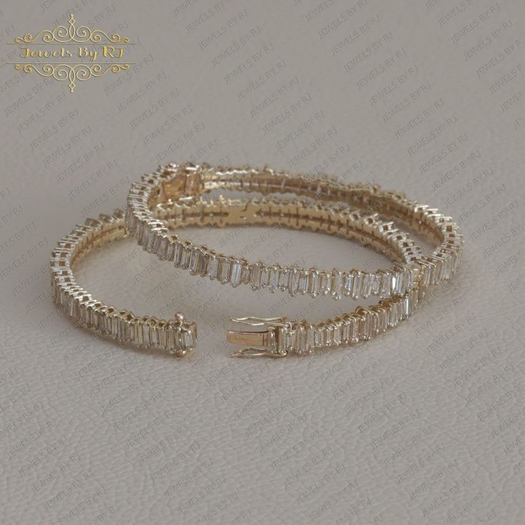 Selling As One (1) Piece Only. 14K Gold White Baguette Diamond Bangle, Baguette Diamond Bangle, Gold Baguette Diamond Bangle, 14K Solid Yellow Gold Baguette Diamond Bangle Item - 14K Solid Yellow Gold SKU - BAMJ-199 Metal - 14K Solid Yellow Gold Stone - White Baguette Diamond Openable Bangle Bracelet. All are designed and handmade by me and my team with Perfect craftsmanship and strong interest! We are continuously adding new products to our store. So keep coming back to see more great deals on Diamond Bangles Bracelet Unique, Diamond Bangles Designer Latest, Diamond Bangles, Bangle Gold, Diamond Bangles Bracelet, Bangle Designs, Gold Stone, Diamond Bangle, Baguette Diamond