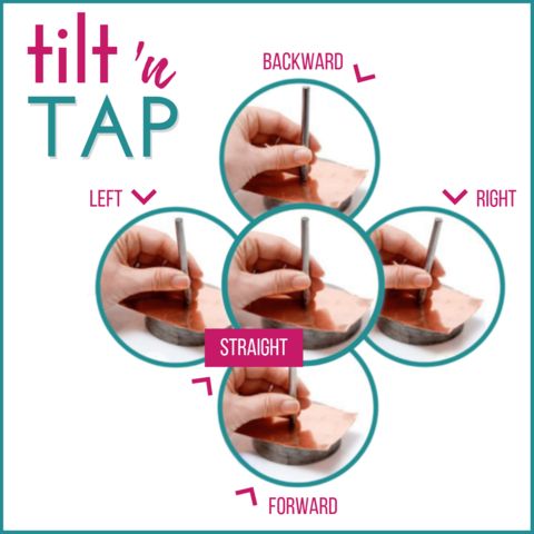 four different pictures with the words tilt'n tap on them and instructions for how to