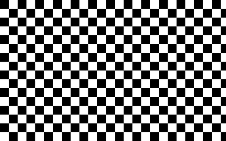 a black and white checkered pattern with squares in the middle, as if it were an optical illusion