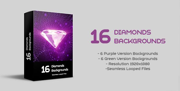 the 16 diamonds background pack is shown in purple