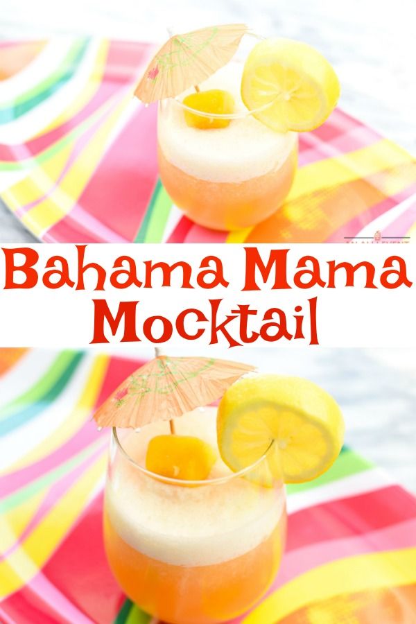 two glasses filled with banana mama cocktail on top of a colorful table cloth