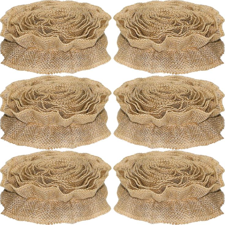 PRICES MAY VARY. 6 ROLLS VALUE PACK: Each burlap ribbon garland measures approx. 9 feet (2.75m) in length and 2.75 inch (7cm) in width, come with 6 rolls, total 54 foot (16.5m) long. Perfect size and proper quantity, enough to meet your various decorative needs. JUTE BURLAP FABRIC PREMIUM QUALITY: Made of 100% Jute, burlap material fabric. Natural woven fibers, no metal wire and don't have wired edges. Sewn edges without fraying, no color fading and no odd smell, soft lightweight but sturdy, ver Burlap Ribbon Christmas Tree, Christmas Tree Ribbon Garland, Homemade Christmas Presents, Ribbon Christmas Tree, Country Christmas Trees, Christmas Tree Ribbon, Burlap Garland, Diy Crafts Christmas, Burlap Christmas Tree