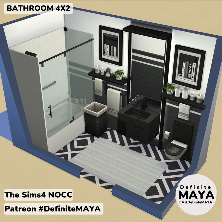 the bathroom is very clean and ready for us to use in 3ds max 2