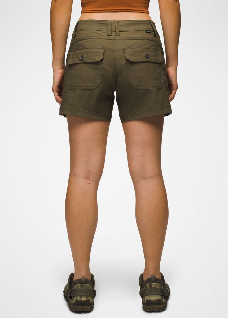 Halle Short II | Womens Shorts | prAna Travel Bottoms With Built-in Shorts And Relaxed Fit, Summer Shorts For Outdoor Activities, Functional Short Leg Shorts For Summer, Summer Nylon Bottoms With Functional Pockets, Travel Shorts With Built-in Liner For Summer, Summer Cotton Bottoms For Outdoor, Summer Outdoor Cargo Shorts With Elastic Waistband, Functional Relaxed Fit Shorts For Summer, Functional Summer Shorts With Relaxed Fit