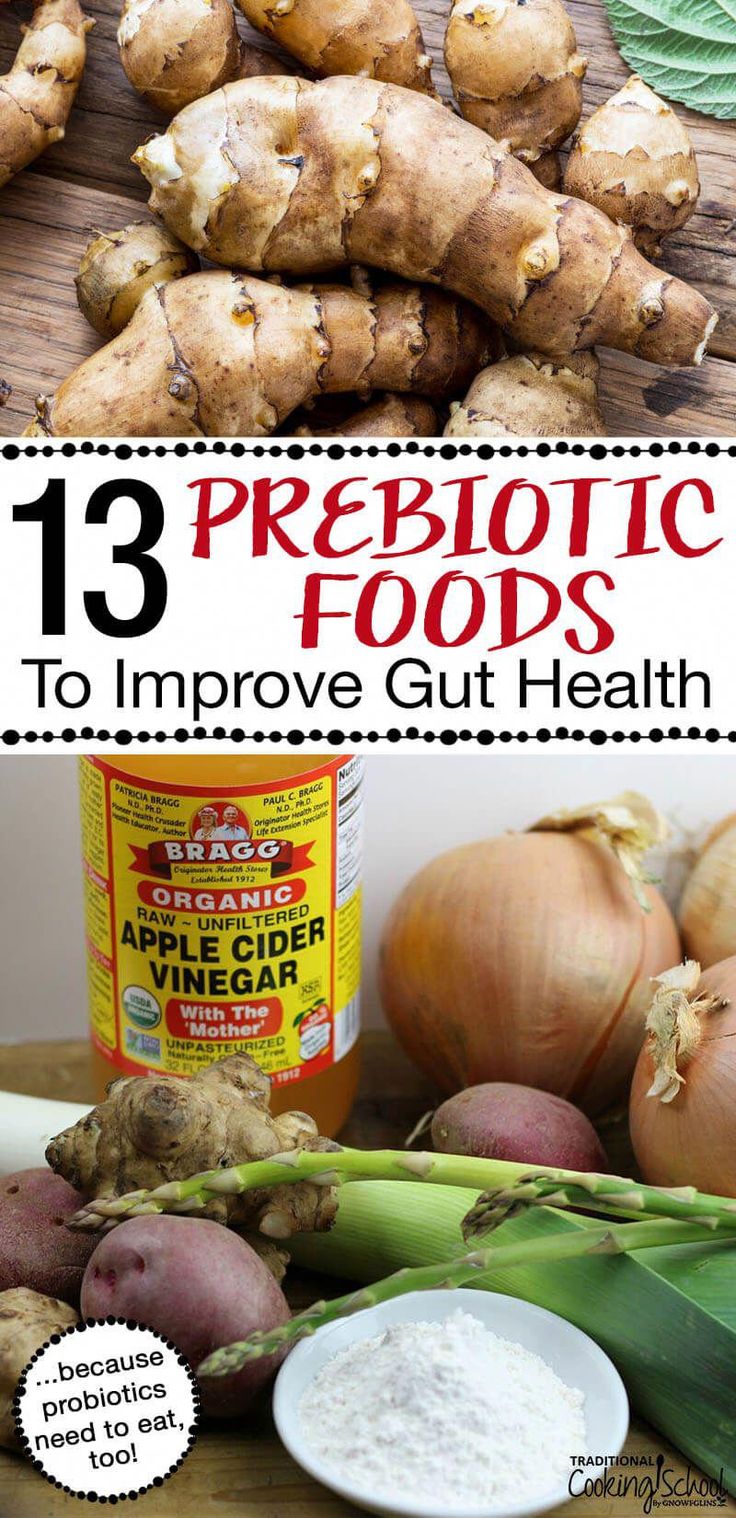 the ingredients for this recipe include ginger, garlic, and other foods to improve gut health