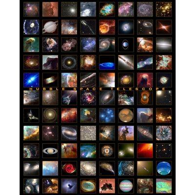 an image of many different planets and their names in black squares with white border around them