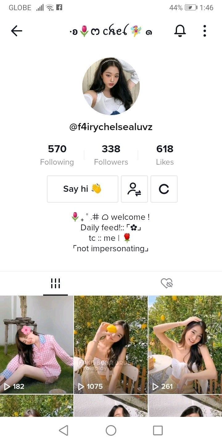 Acc in tiktok Bio Tiktok Ideas, Fake Acc, Say Hi, Pink Aesthetic, Stuff To Do, Tik Tok, Quick Saves