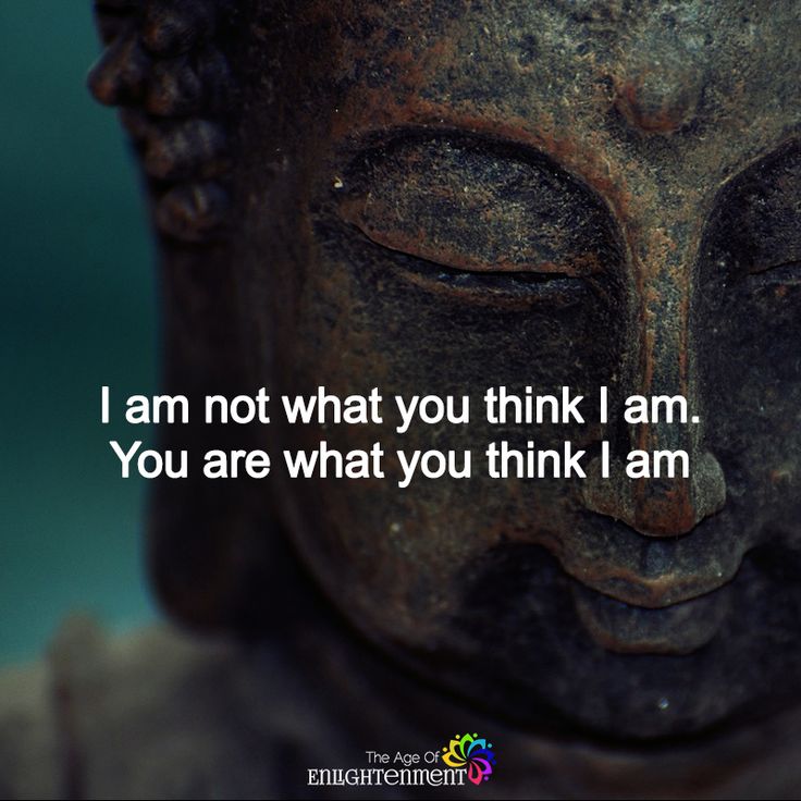 a buddha statue with the words i am not what you think i am