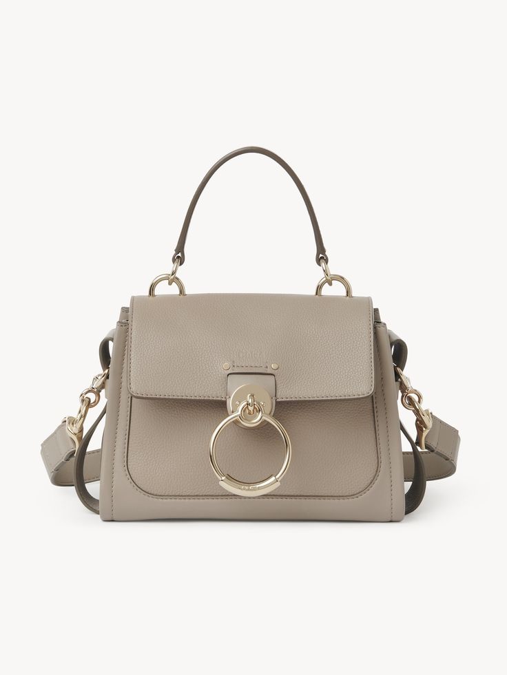 Chloé Mini Tess Day Bag | Chloé US Chloe Tess, Chloe Handbags, Sustainable Leather, Everyday Accessories, Chloe Bag, Day Bag, Nice Leather, Wide Straps, Leather Band