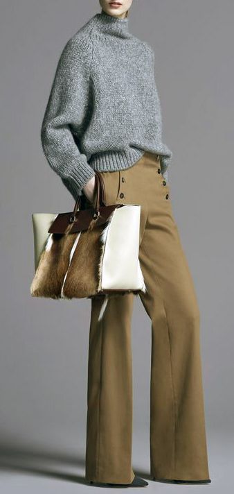 Winter Work Wear, Mode Casual, Looks Street Style, Virtual Fashion, Brown Pants, Winter Outfits For Work, Business Outfit, Mode Inspo, Looks Chic