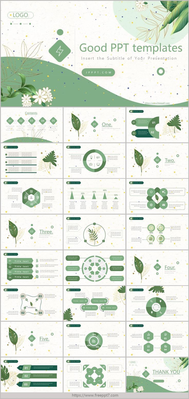 the green and white info sheet is shown in this graphic style, with different elements for each