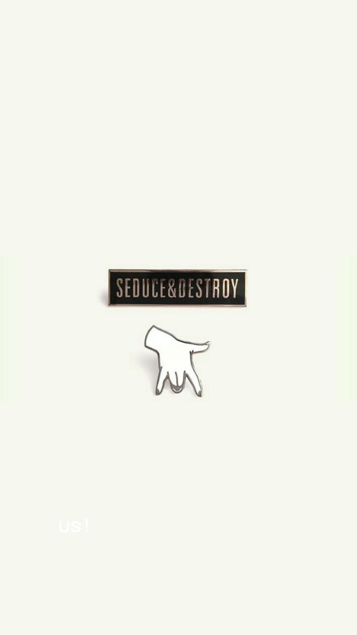 a dog pin with the words sedule & desfoy on it