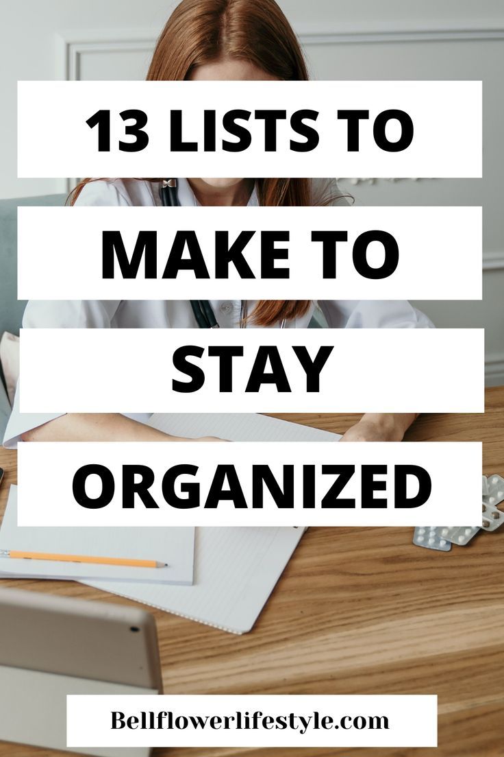 13 Ultimate Lists to Stay Organized In Life Long Term Goals List, Life Organization Tips, Ways To Stay Organized, Organize My Life, How To Be More Organized, Planning List, Organizing Your Life, Organizing Life, Daily List